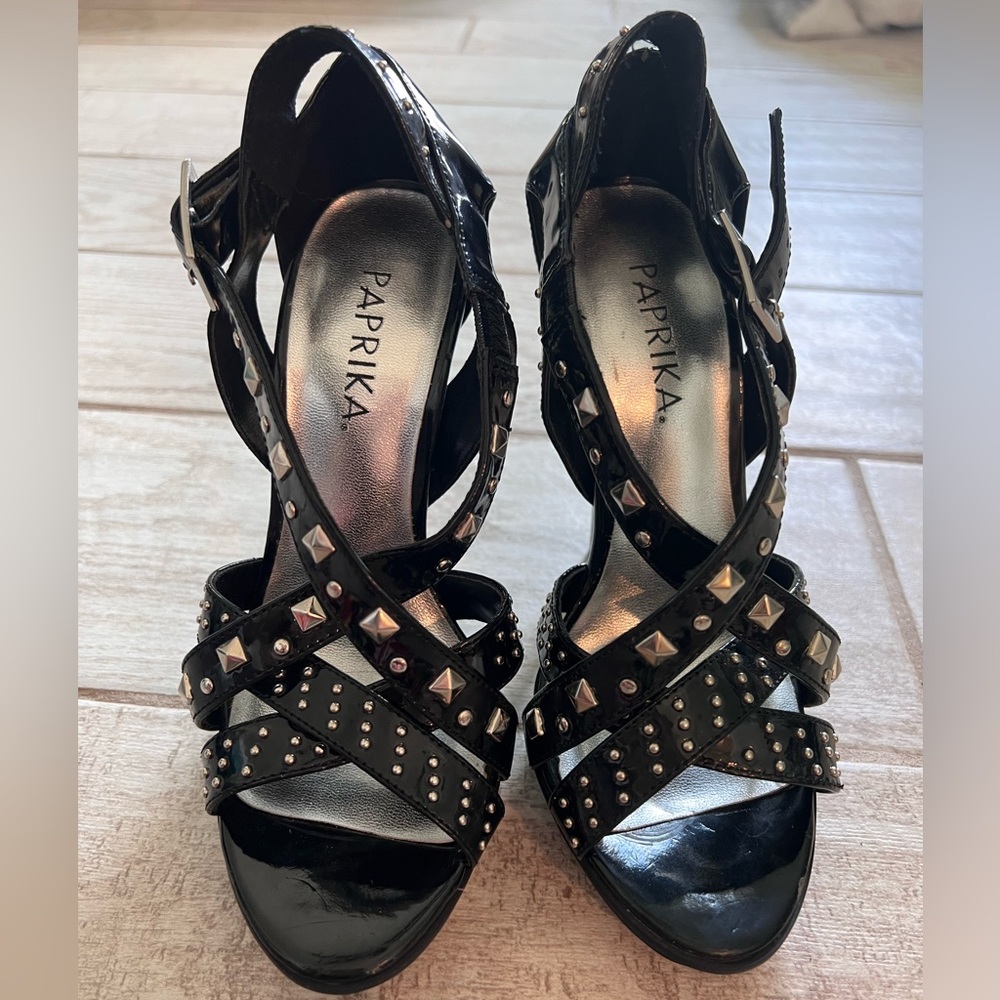 Paprika stiletto high heel shoes